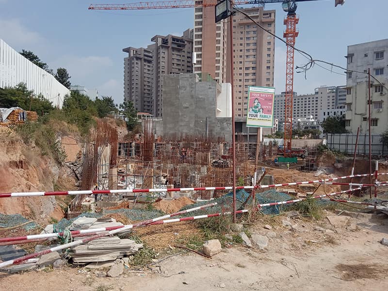 The foundation of Alpine & Aster towers in progress Dec-2019 Image06