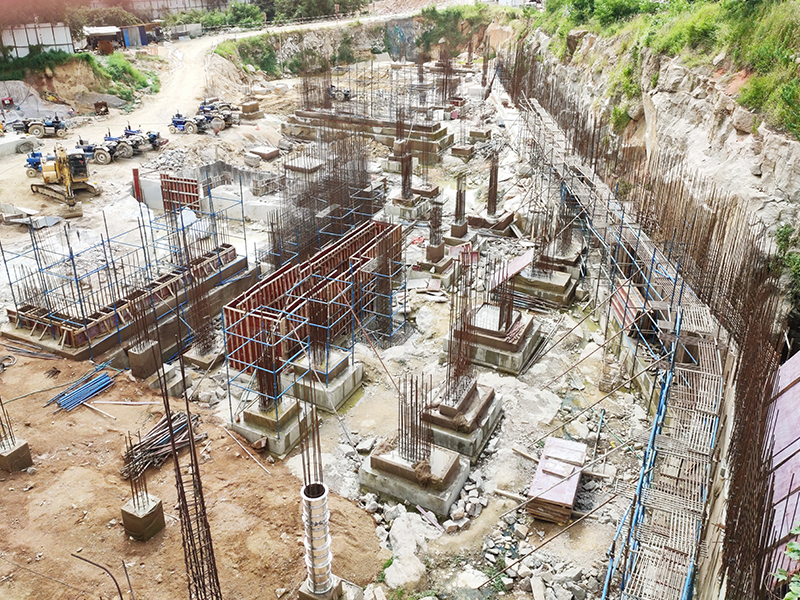 The foundation of Alpine & Aster towers in progress Nov-2019 Image02