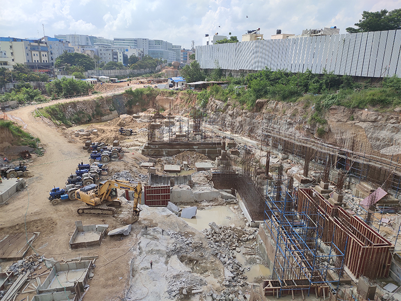 The foundation of Alpine & Aster towers in progress Nov-2019 Image04