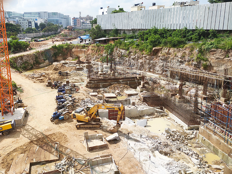 The foundation of Alpine & Aster towers in progress Nov-2019 Image05