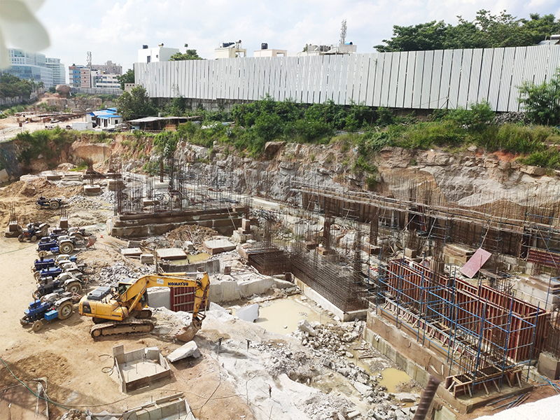 The foundation of Alpine & Aster towers in progress Nov-2019 Image06