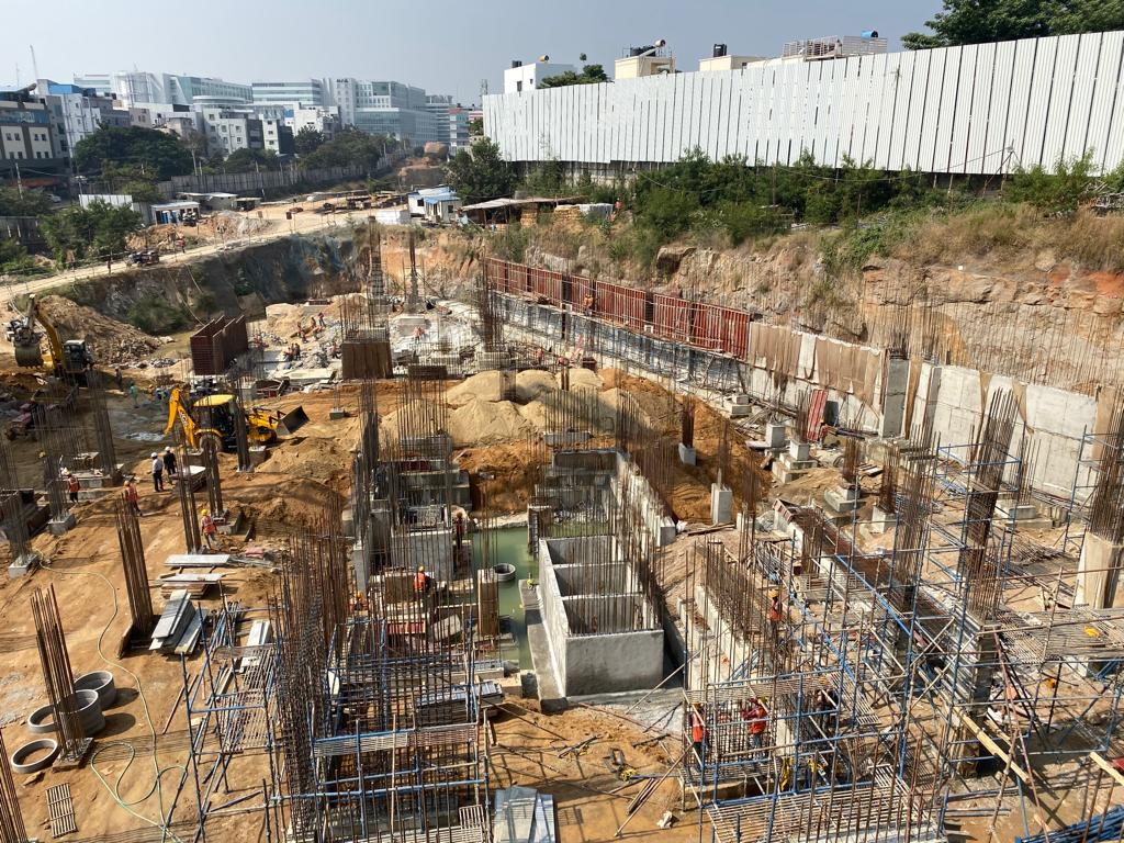 The foundation of Alpine & Aster towers in progress Nov-2019 Image09