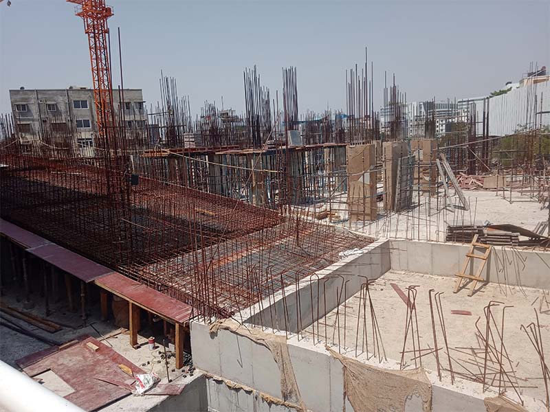 The foundation of Alpine & Aster towers in progress April-2020 image03