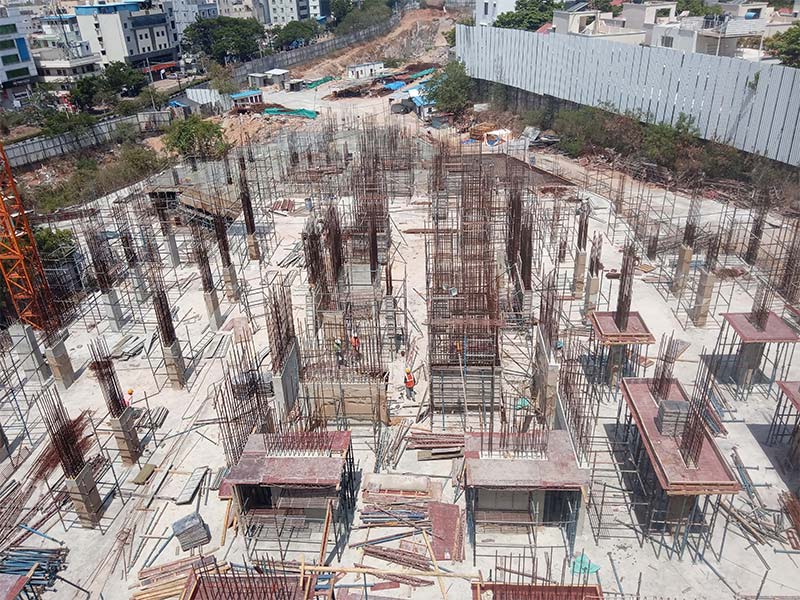 The foundation of Alpine & Aster towers in progress April-2020 image05