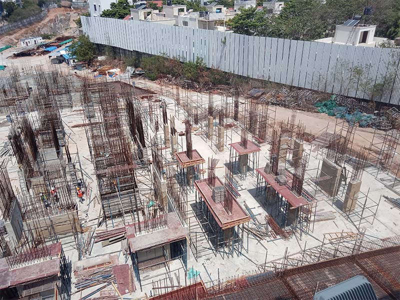 The foundation of Alpine & Aster towers in progress April-2020 image06