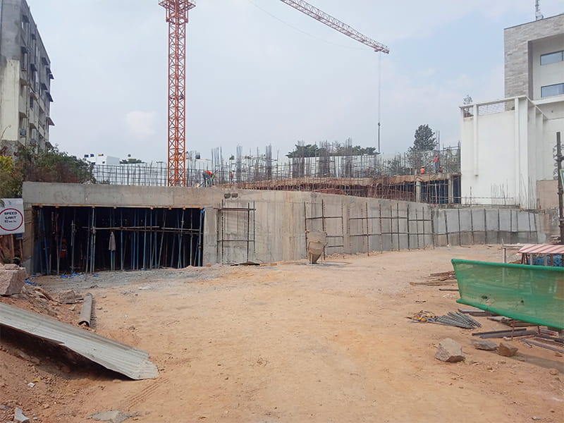 The foundation of Alpine & Aster towers in progress Feb-2020 Image01