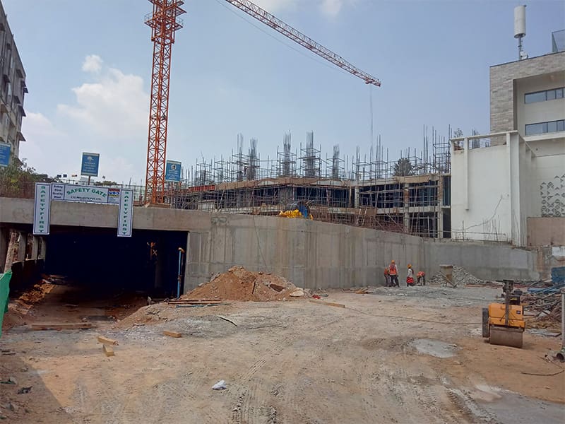 The foundation of Alpine & Aster towers in progress March-2020 image01