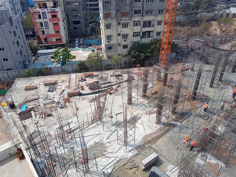 The foundation of Alpine & Aster towers in progress March-2020 image04
