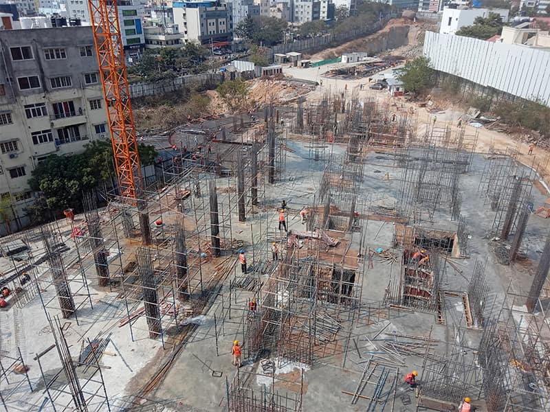 The foundation of Alpine & Aster towers in progress March-2020 image05