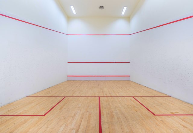 Squash- squash court